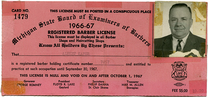 Kaper_Al_barberlicense.jpg