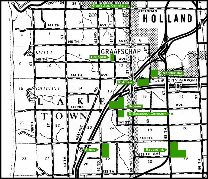 Laketown & Fillmore map